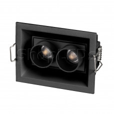 Светильник MS-ORIENT-BUILT-TURN-TC-S67x90-5W Warm3000 (BK-BK, 30 deg, 230V) (Arlight, IP20 Металл, 5 лет)