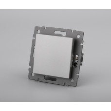 Механизм выключателя одноклавишный проходной SWT-MKP1-PL-GR-V (250V, 10A) (Arlight, -)
