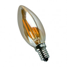 E14-5W-4000K Лампа LED (Свеча золото Филомент)